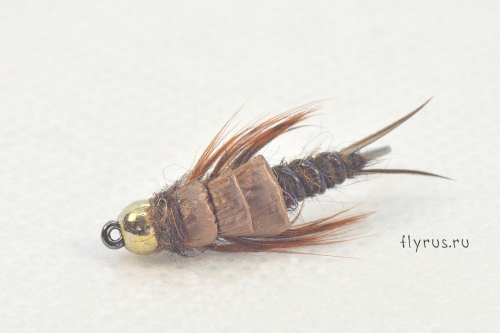 Нимфа Stonefly Brown Small